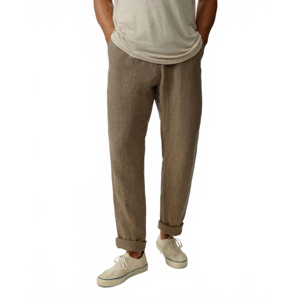 NEW ALEX CRANE bo straight pull-on pants in brown